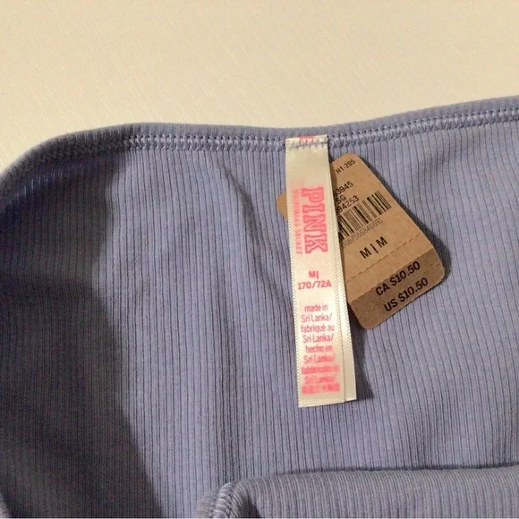 VS PINK~Ribbed Cotton Bikini Panties~6 Panties~NWT - Picture 9 of 9